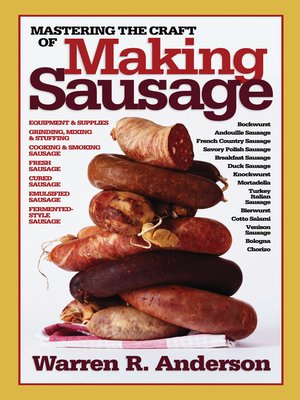 cover image of Mastering the Craft of Making Sausage